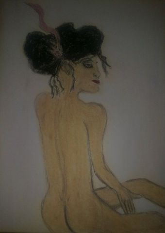 pensée à nue